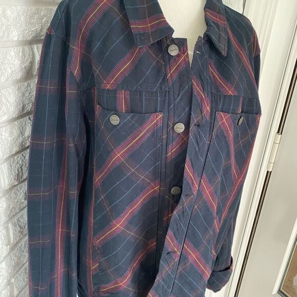 Afends Midnight Conspiracy Plaid Jacket - Picture 7 of 7